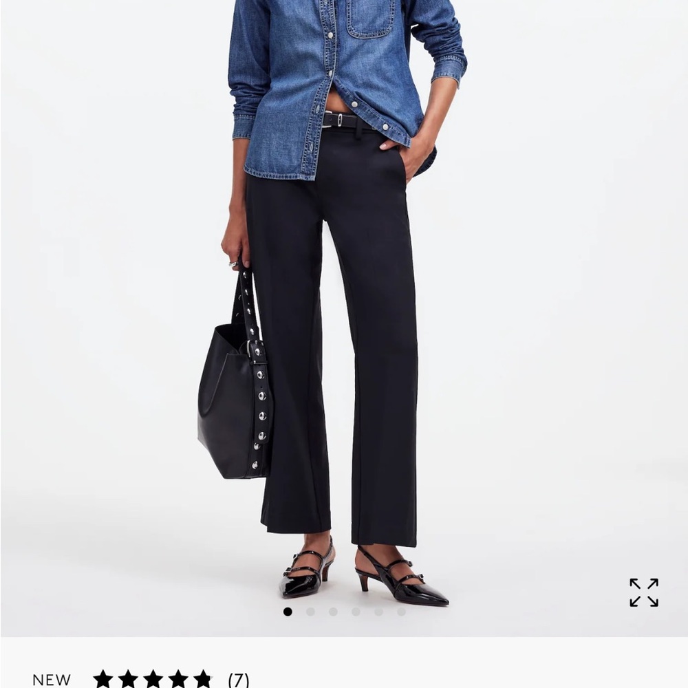 NWT Black Kickout Pants